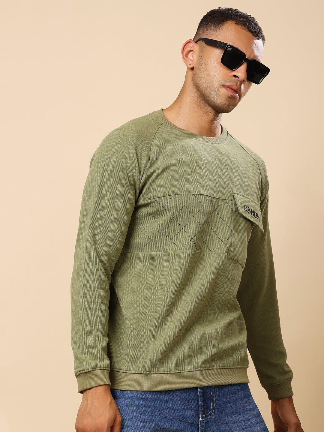 Stylox Men’s Round Neck Full Sleeve Sweatshirt – Classic Fit, Soft Fabric &amp; Cozy Winter Wear