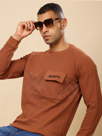 Stylox Men’s Round Neck Full Sleeve Sweatshirt – Classic Fit, Soft Fabric &amp; Cozy Winter Wear