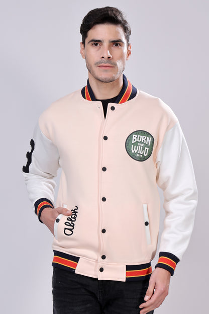 STYLOX Printed Varsity Jacket