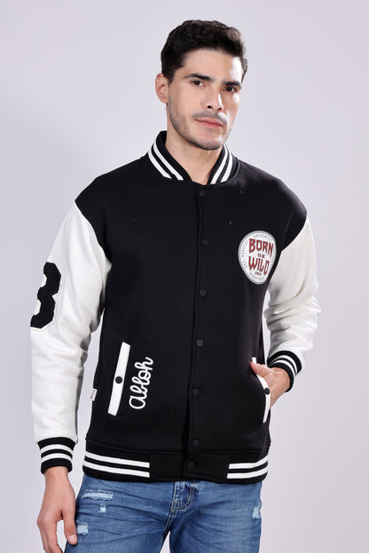 STYLOX Printed Varsity Jacket