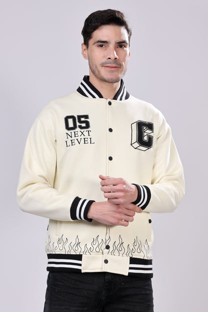 STYLOX Stylish Slim Fit Varsity Jacket