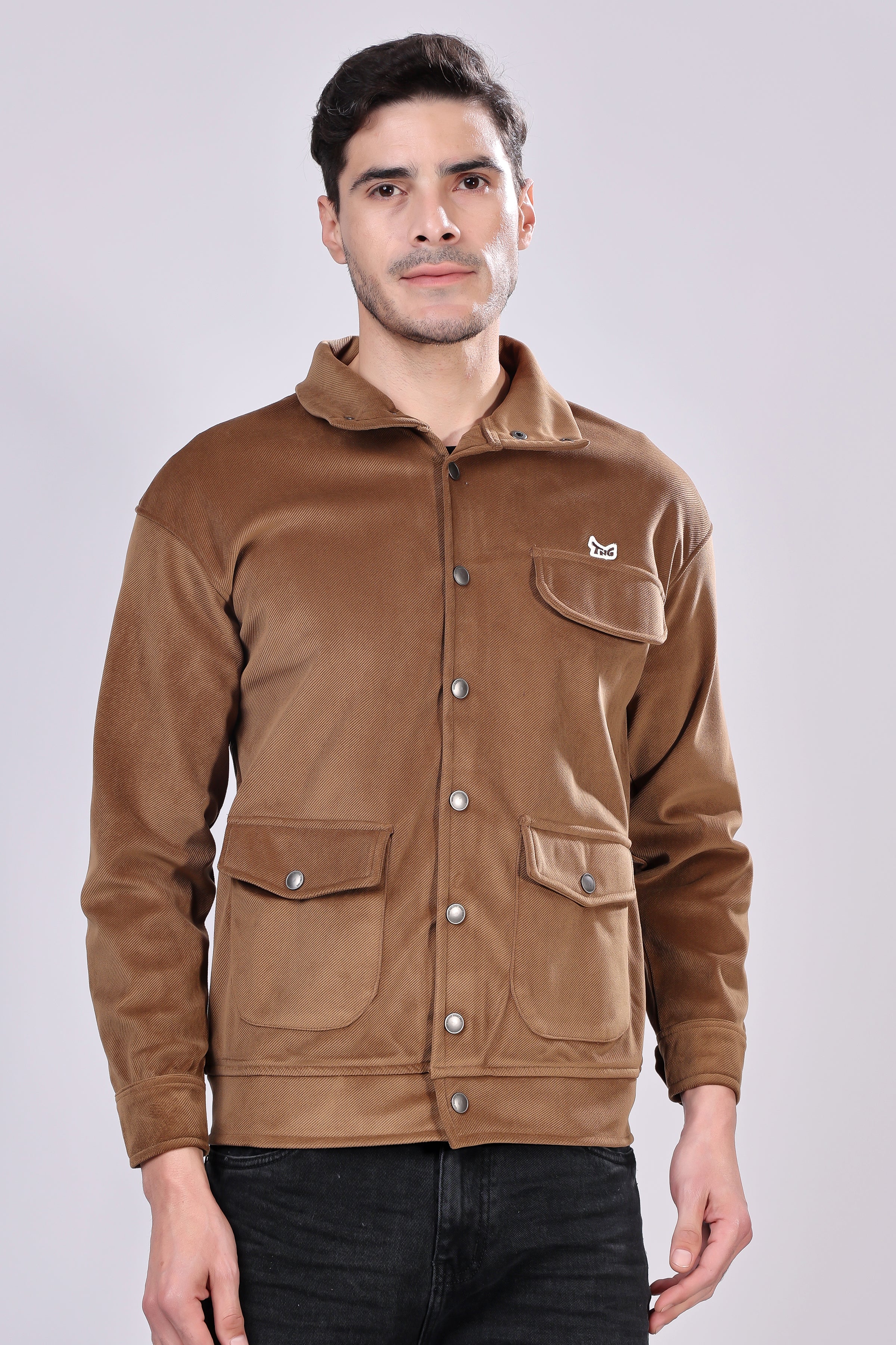STYLOX Stylish Corduroy Solid Jacket - Stylox