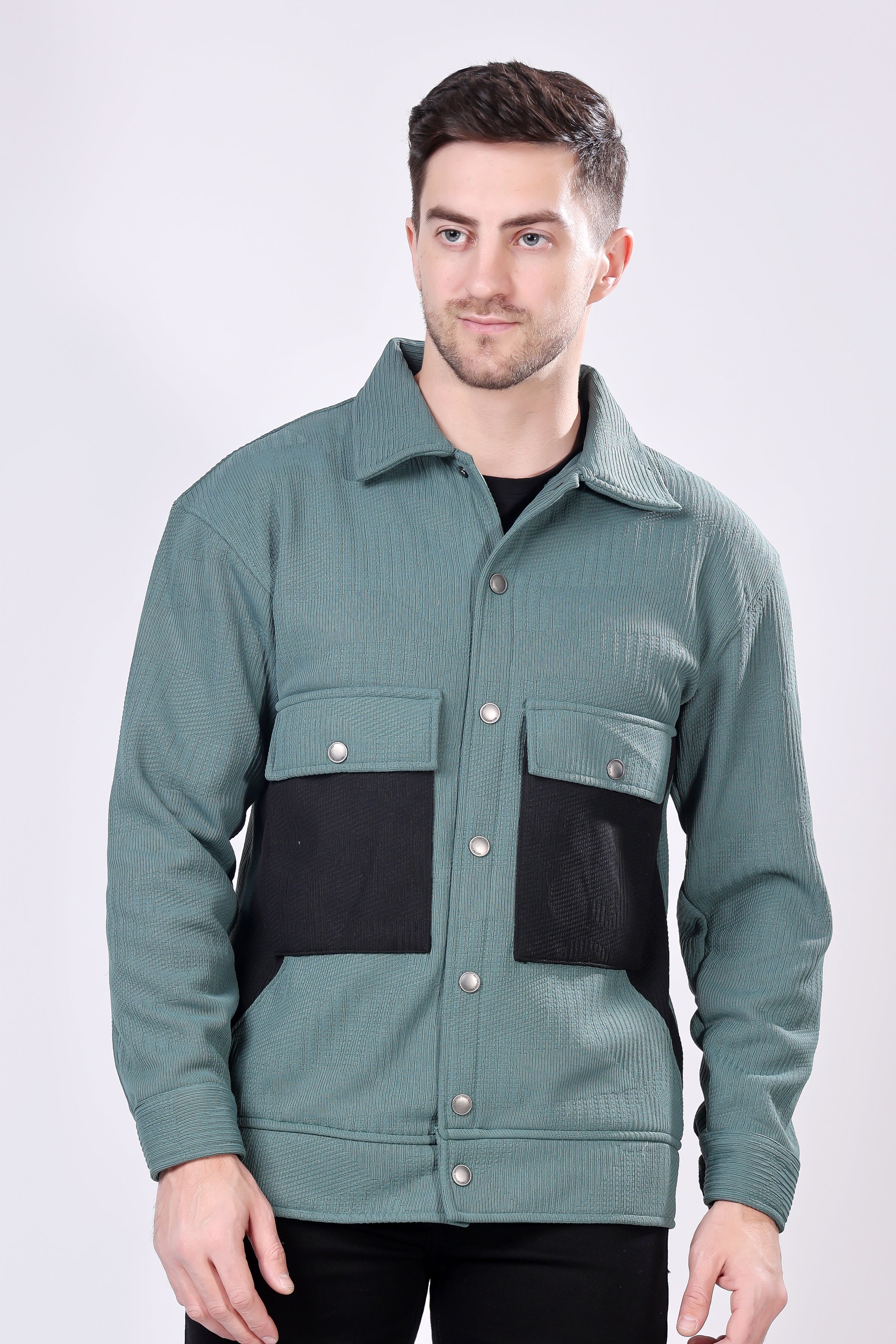 STYLOX Solid Winter Wear Regular Fit Standard Length Jacket - Stylox
