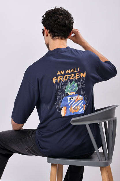 Stylox Men’s Oversized Round Neck Half Sleeve Back Printed T-Shirt | Premium Cotton Loose Fit Graphic Tee for Streetwear &amp; Casual Style