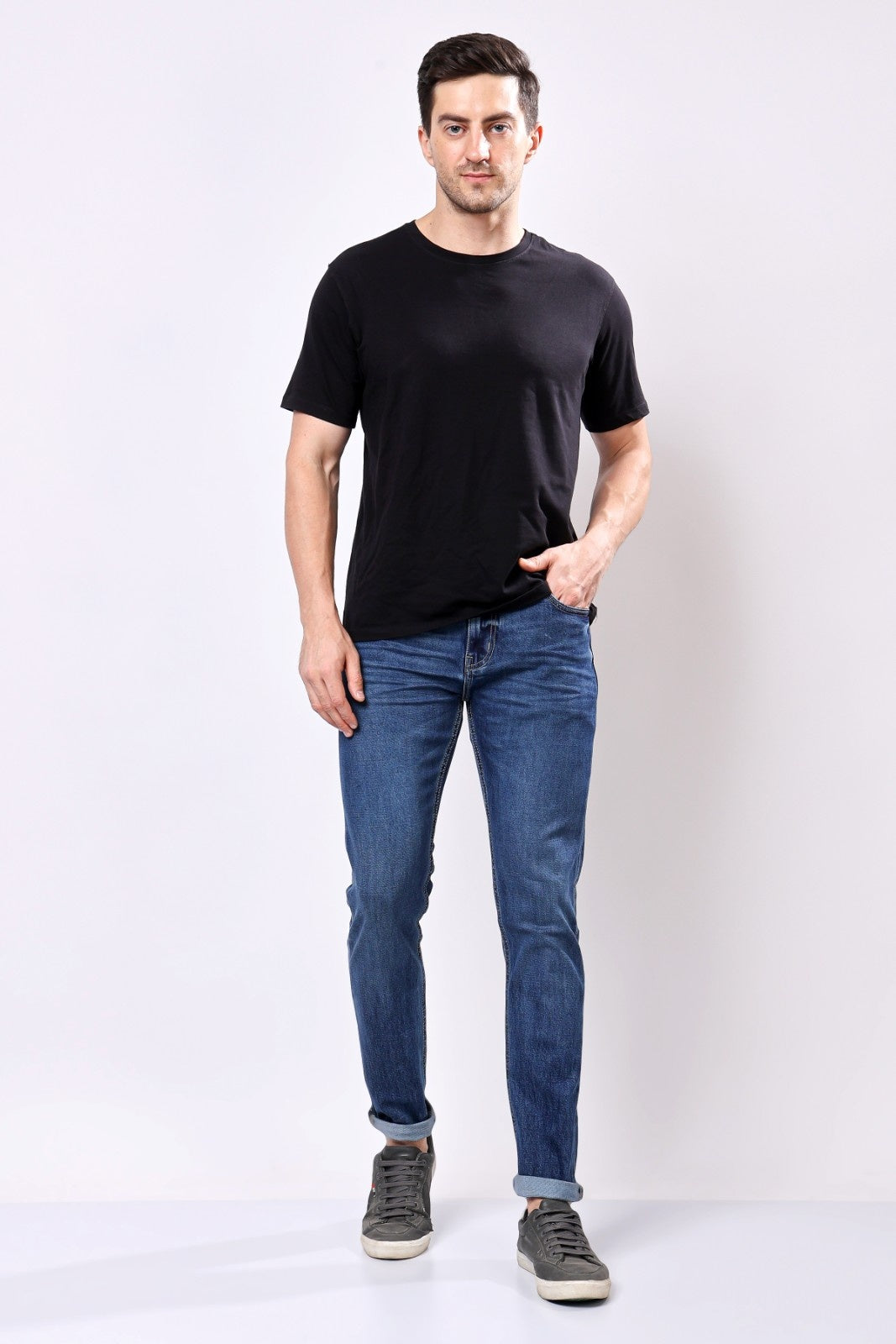 Stylox Slim Fit Denim Jeans - Blue,