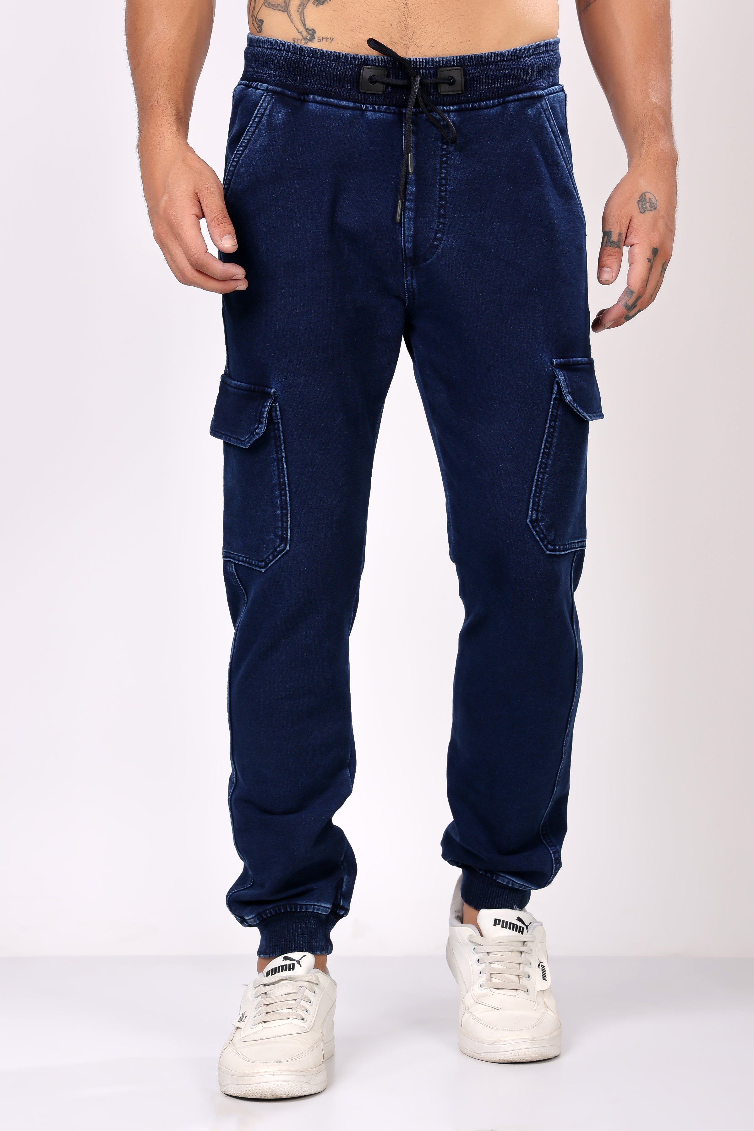 STYLOX MID DARK BLUE JOGGER - Stylox