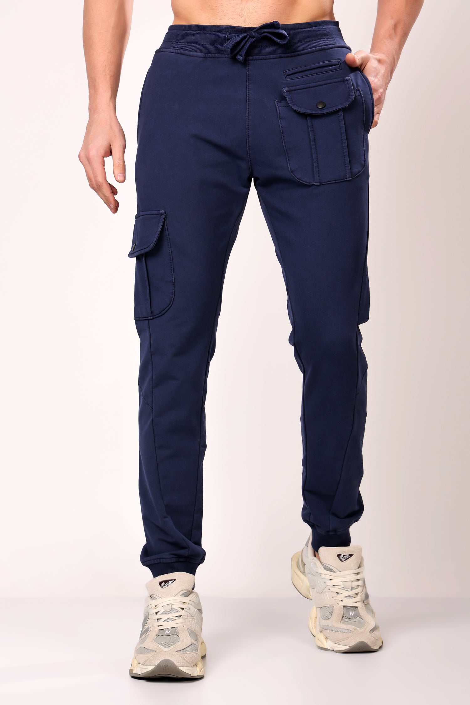 Stylox Men’s Slim Fit Joggers | Stretchable Cotton Blend Track Pants with Elastic Waist &amp; Pockets | Stylish Casual &amp; Gym Wear Bottoms