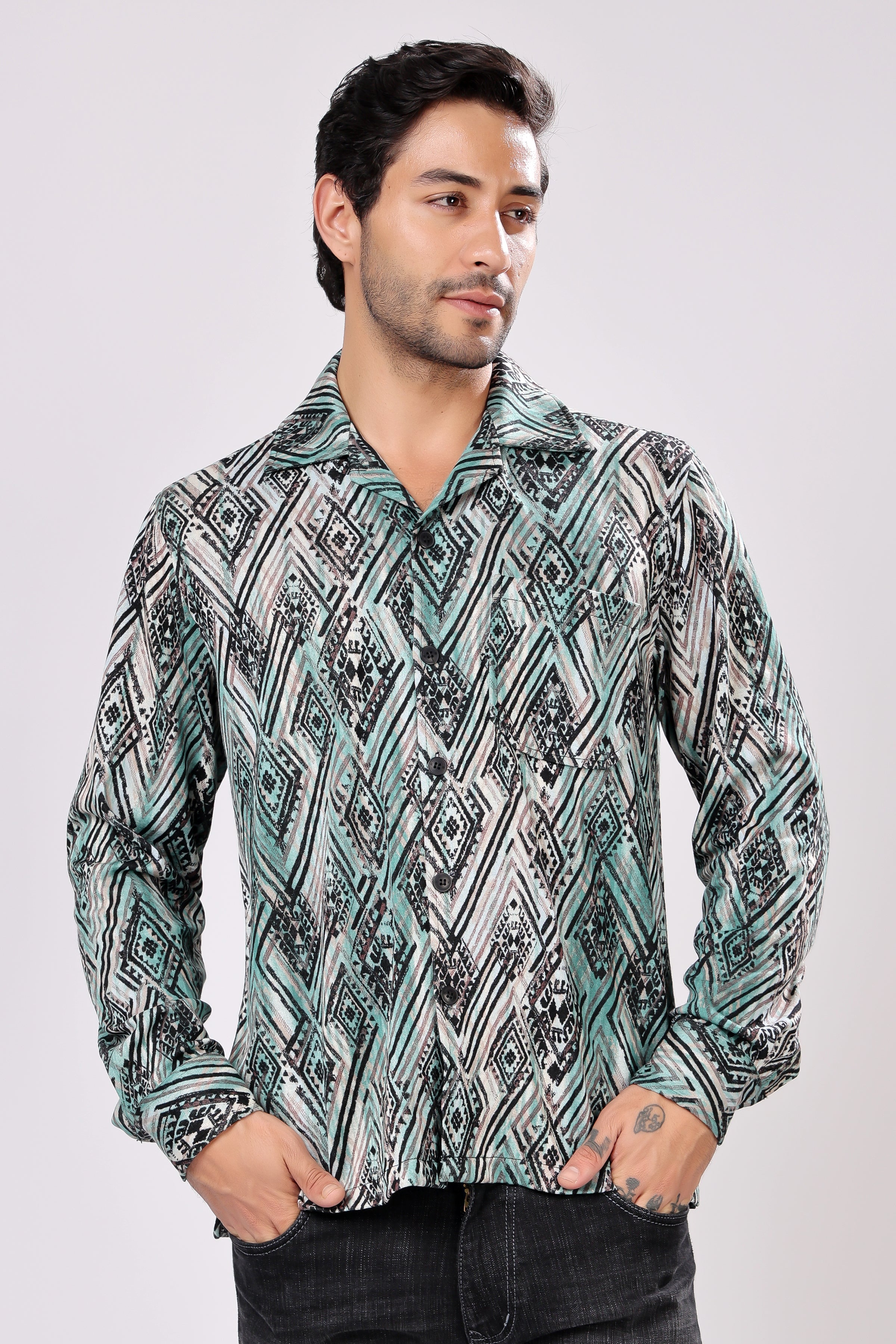 STYLOX PRINTED SHIRT - Stylox
