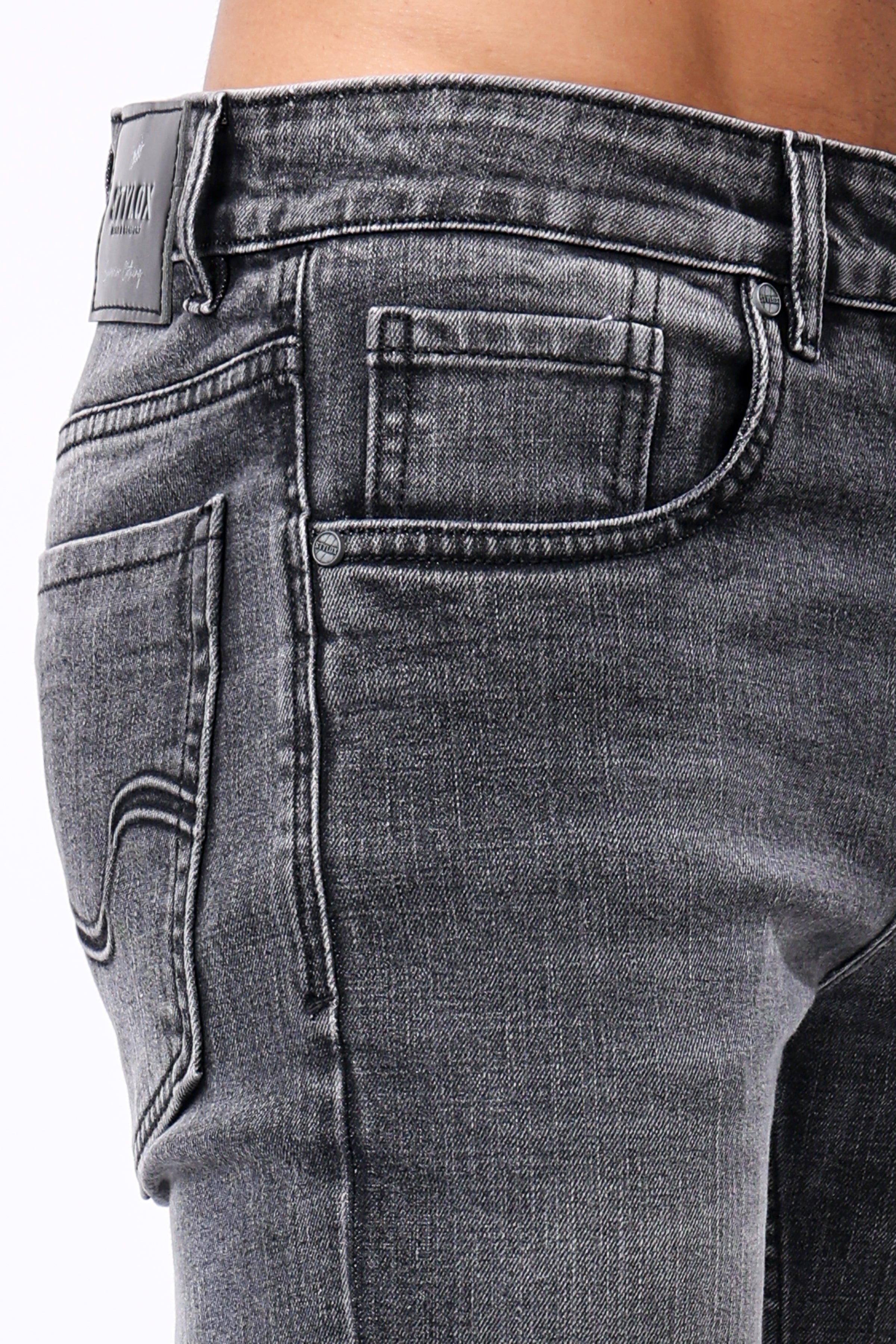Stylox Comfort Fit Jeans for Men's | Grey, Dark Grey & Mid Grey |