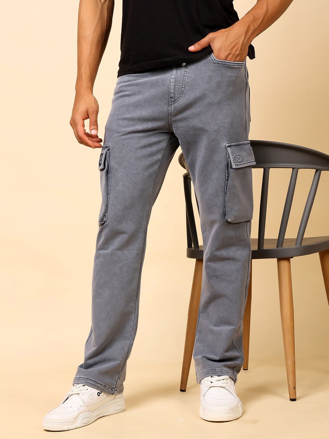 Stylox Comfort Fit Cargo Pants for Men Modern Casual Wear