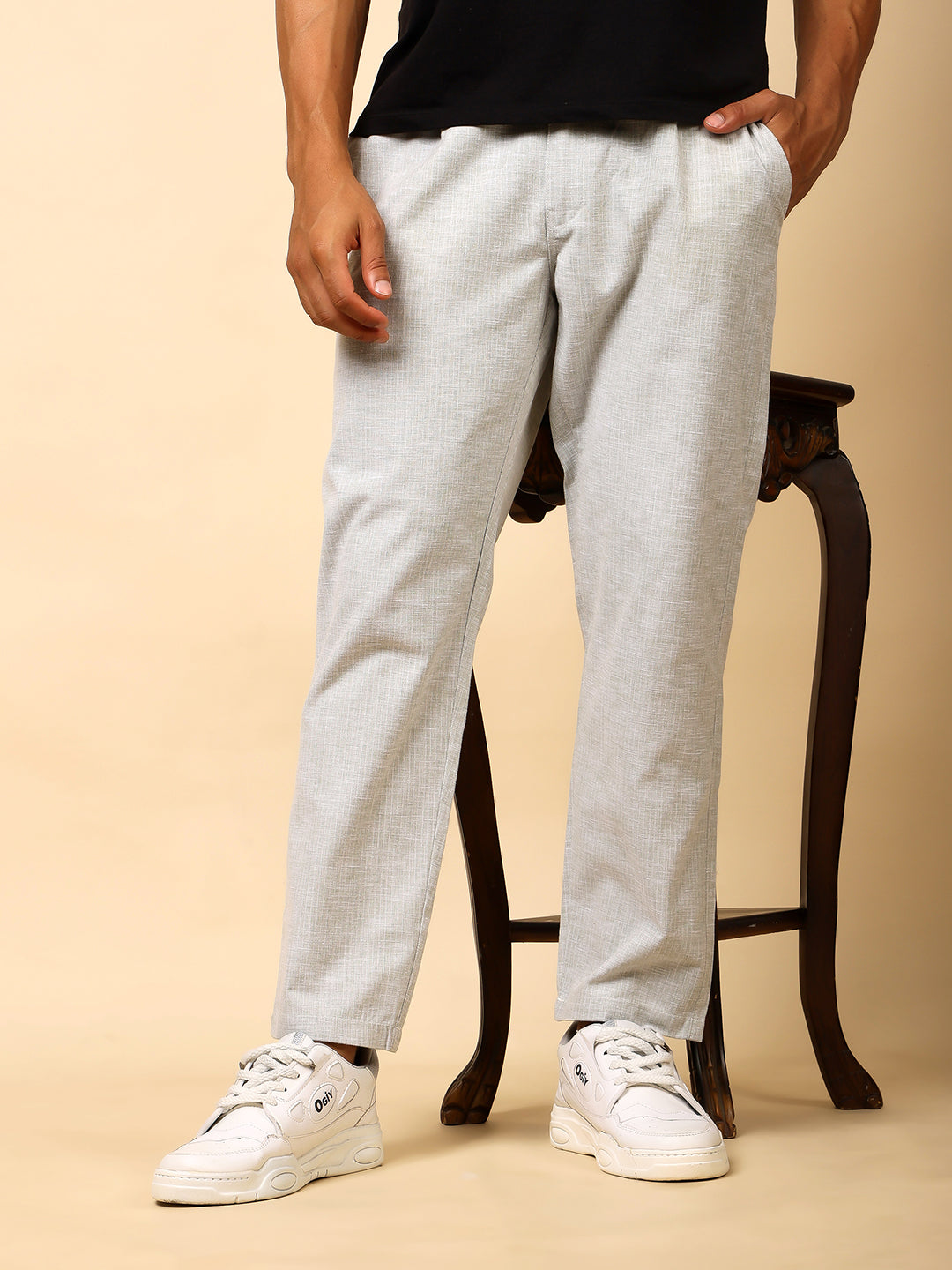 Stylox Men’s Classic Fit Trousers – Comfortable Formal & Casual Wear