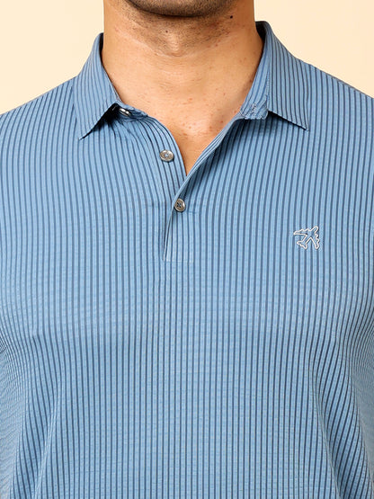 Stylox Premium Stretchable Solid Slim Fit Polo T-Shirt – Comfort Meets Style