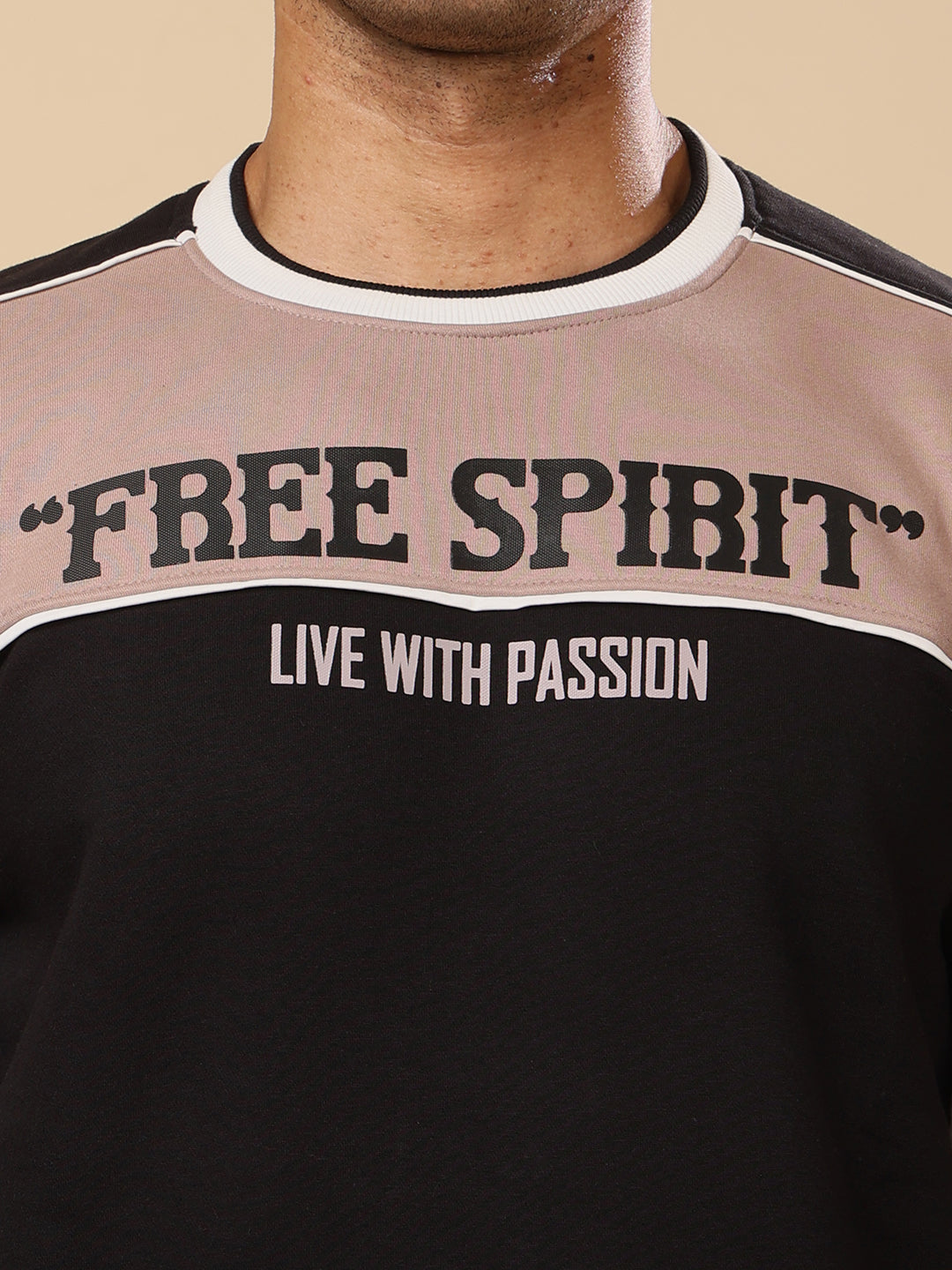 Stylox Regular Fit Men’s Printed Round Neck Sweatshirt – Casual Comfort with Trendy Prints