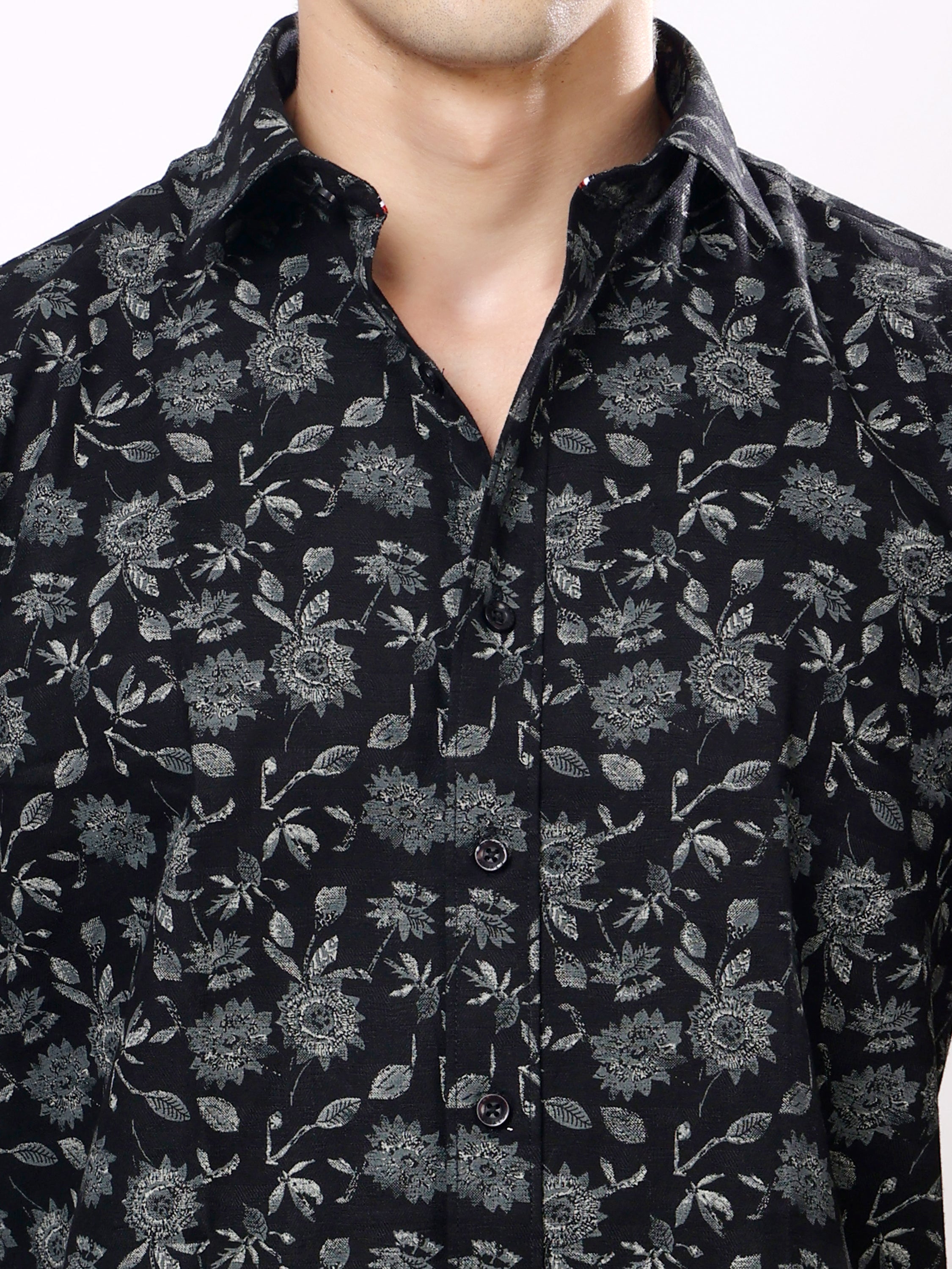 Stylox Men’s Regular Fit Half Sleeve Stylish Floral Printed Casual Summer Shirt - Stylox