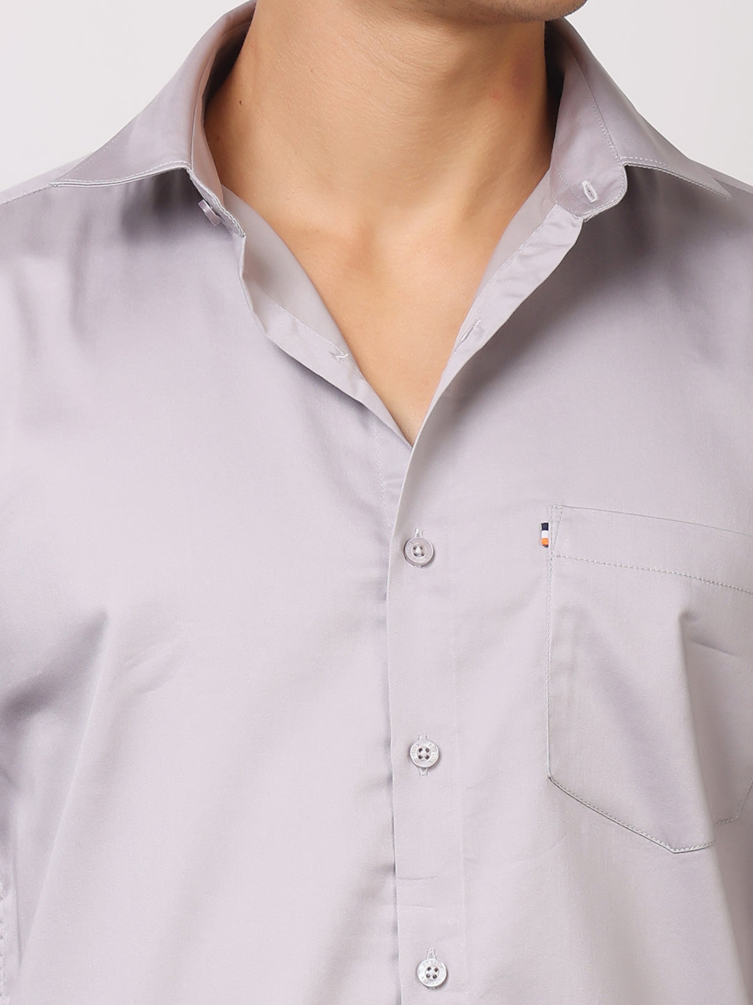 Stylox Men's Full Sleeve Solid Partywear Casual Shirt – Premium Shine Finish Cotton Blend Regular Fit Shirt for Stylish Evening & Occasion Wear - Stylox