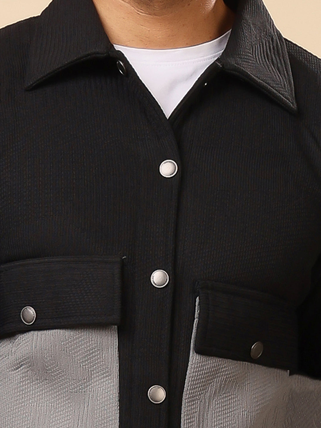 Stylox Men’s Shacket with Button Closure – Stylish Shacket for Every Season