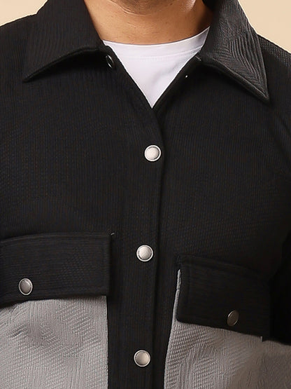 Stylox Men’s Shacket with Button Closure – Stylish Shacket for Every Season