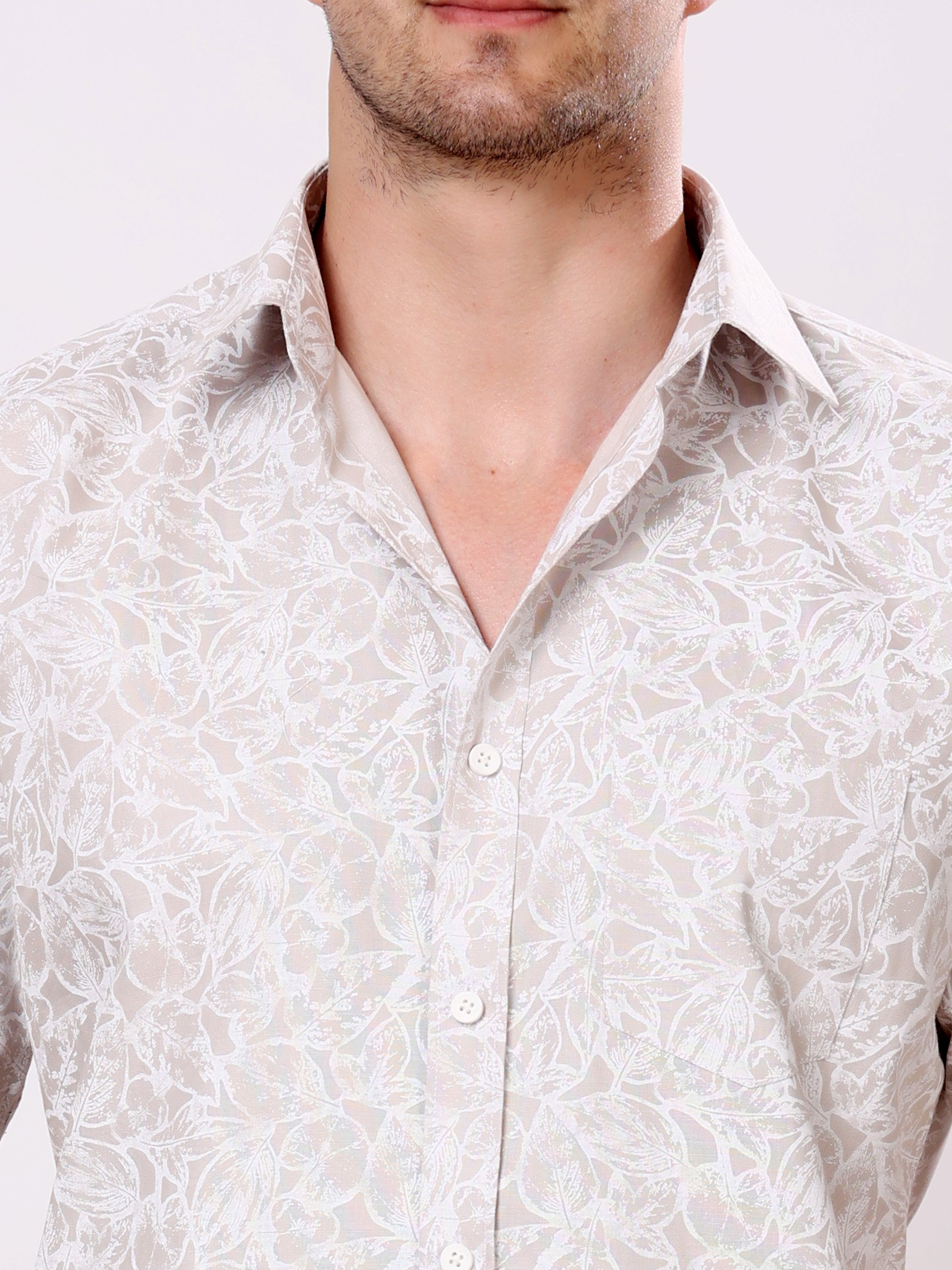 Stylox Men’s Regular Fit Half Sleeve Floral Printed Casual Summer Shirt - Stylox