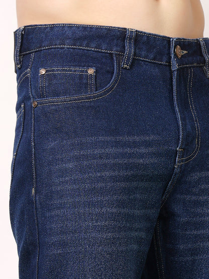 Stylox Men’s Relaxed Fit Solid Jeans | Comfortable Denim Casual Wear for Everyday Style