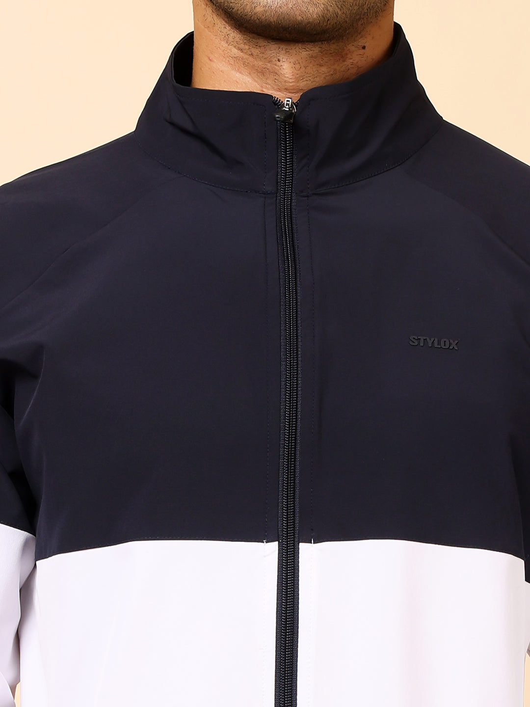 Stylox Men’s Tracksuit – Stylish Full Set for Sports, Gym & Casual Wear (Navy)