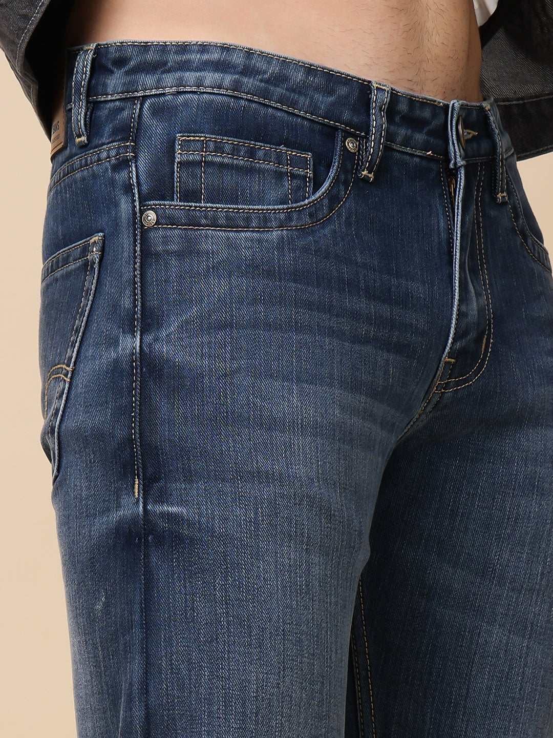 Stylox Premium Comfort Fit Jeans for Men | Soft Cotton Denim | Relaxed Everyday Casual Wear - Stylox