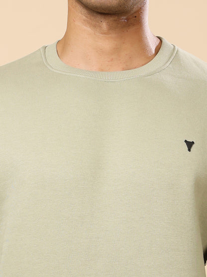 Stylox Men’s Round Neck Full Sleeve Solid Sweatshirt – Minimal Style, Maximum Comfort
