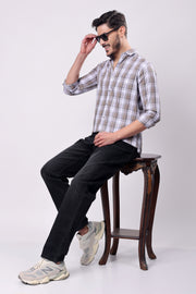 Stylox Men Slim Fit Checkered Casual Shirt - 35107