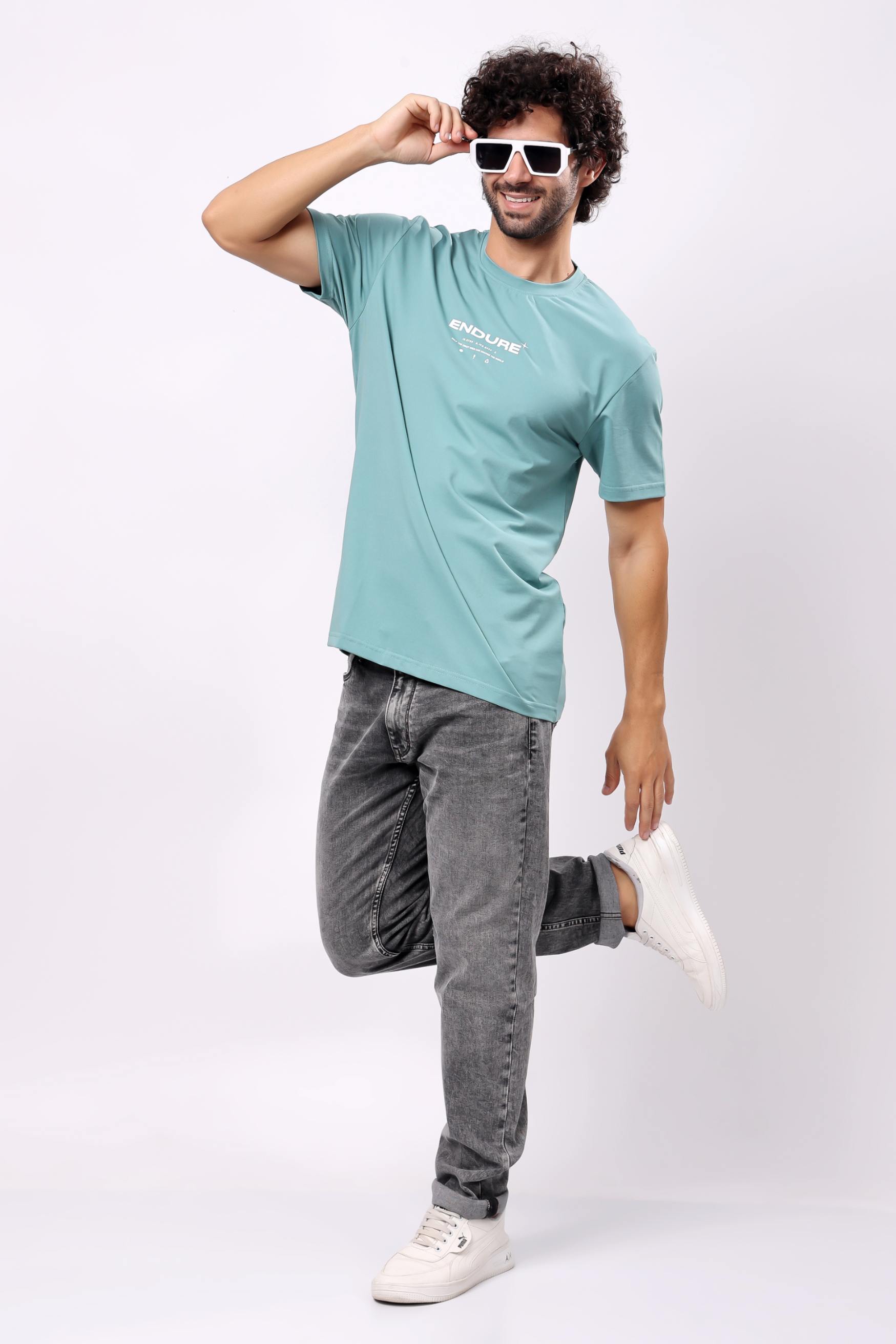 STYLOX MEN CREW NECK PRINTED T-SHIRT - Stylox