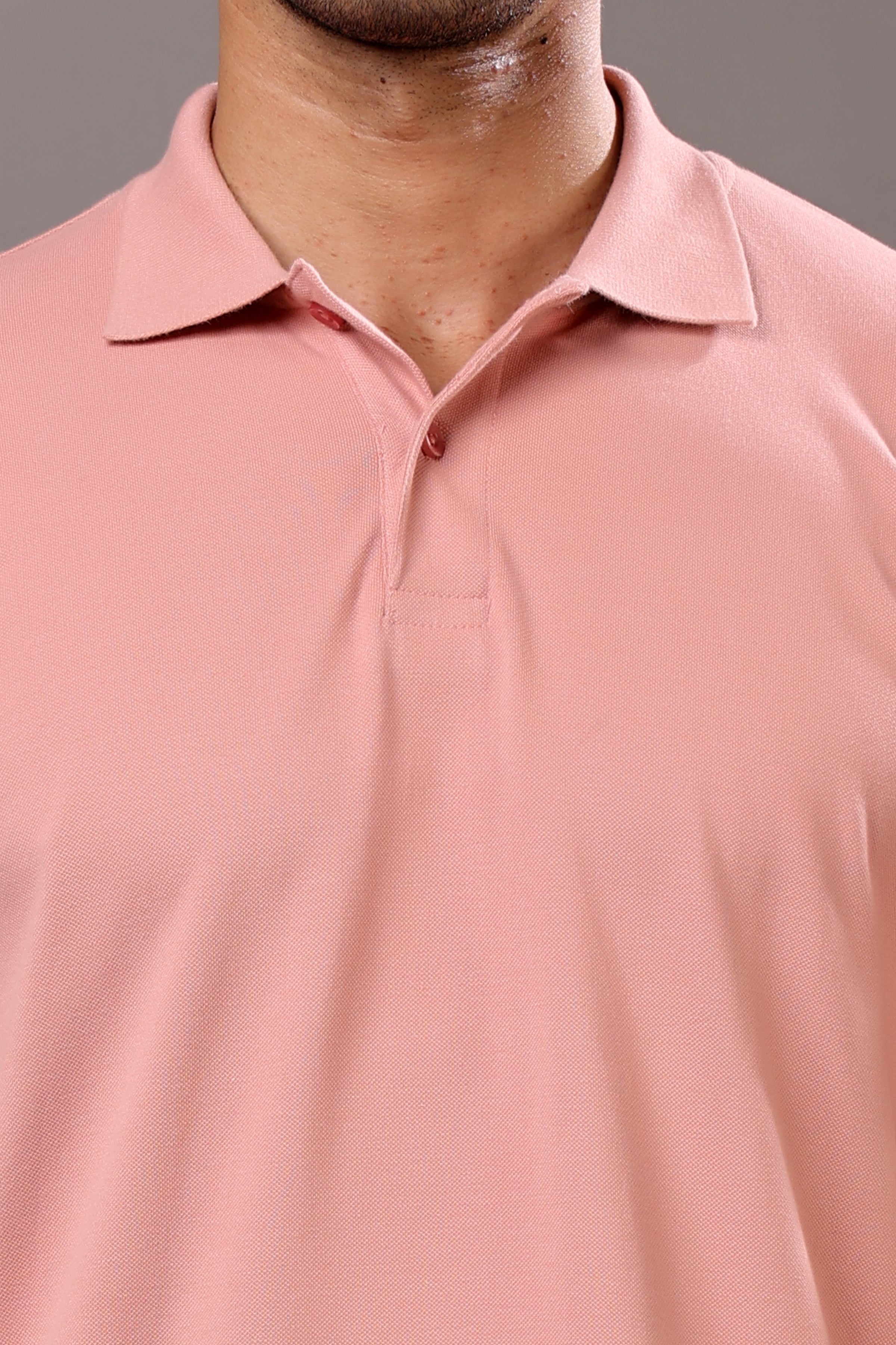 Stylox Men’s Polo Collar Solid T-Shirt - Soft, Breathable &amp; Everyday Wear