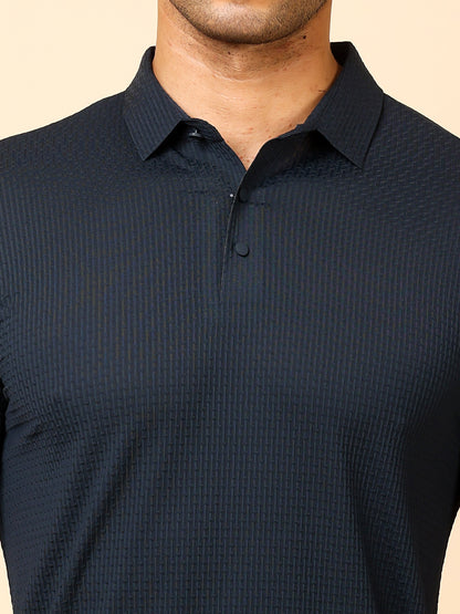 Stylox Premium Stretchable Nylon-Spandex Solid Polo T-Shirt – Sleek Comfort &amp; Performance