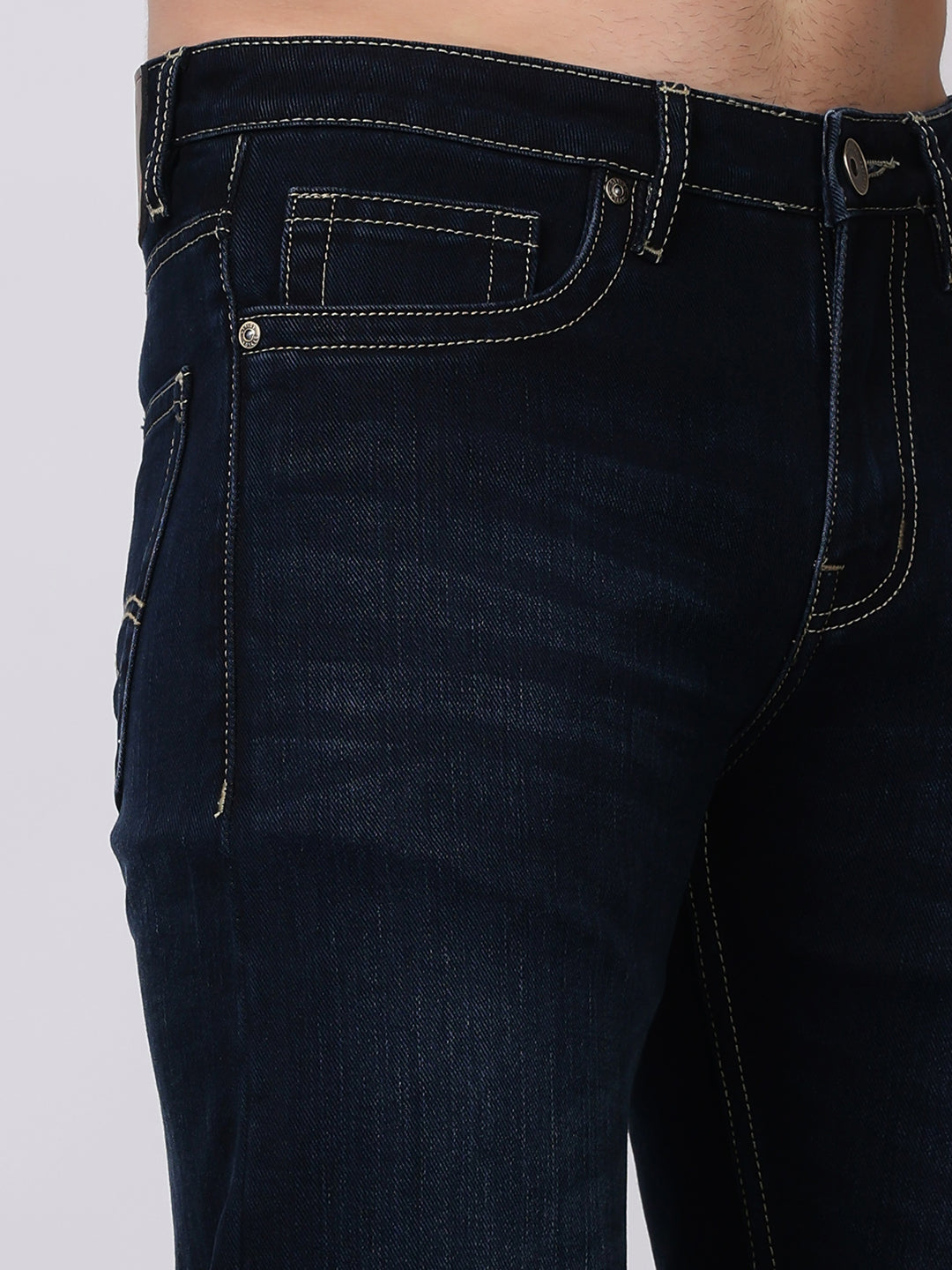 Stylox Premium Comfort Fit Jeans for Men | Soft Cotton Denim | Relaxed Everyday Casual Wear - Stylox