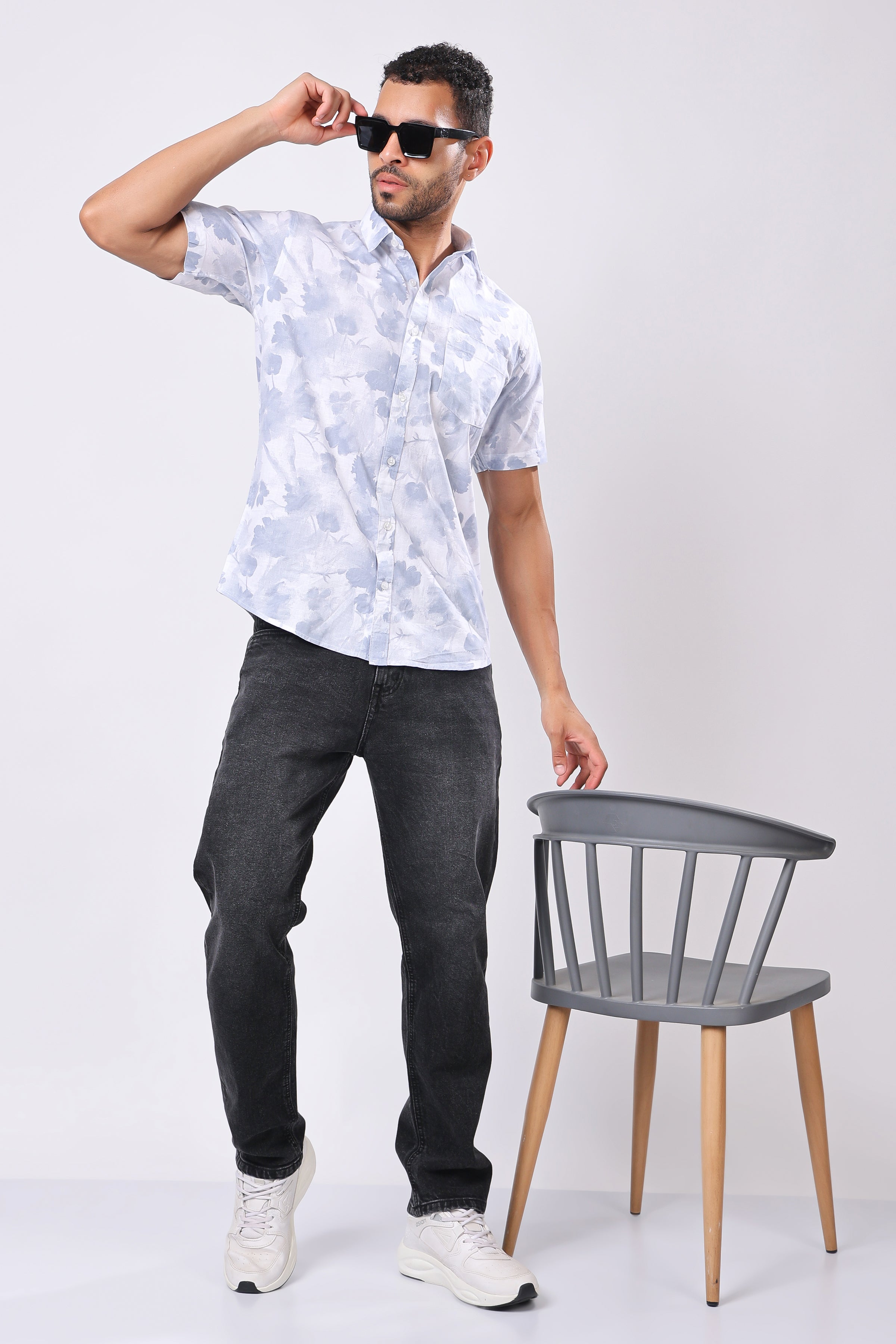Stylox Printed Half Sleeve Casual Shirt - Stylox
