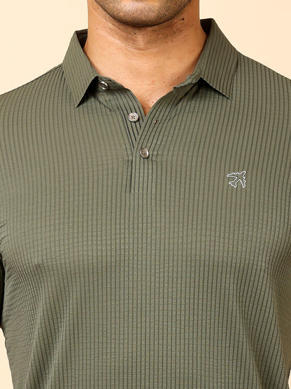 Stylox Premium Stretchable Solid Slim Fit Polo T-Shirt – Comfort Meets Style