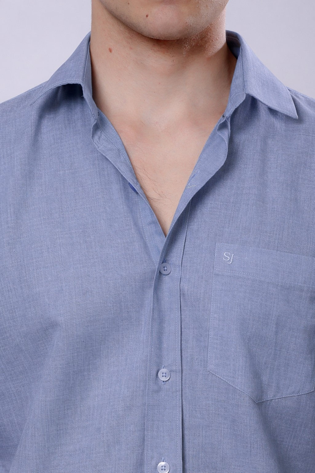 Stylox Men’s Regular Fit Full Sleeve Solid Casual Shirt - Stylox