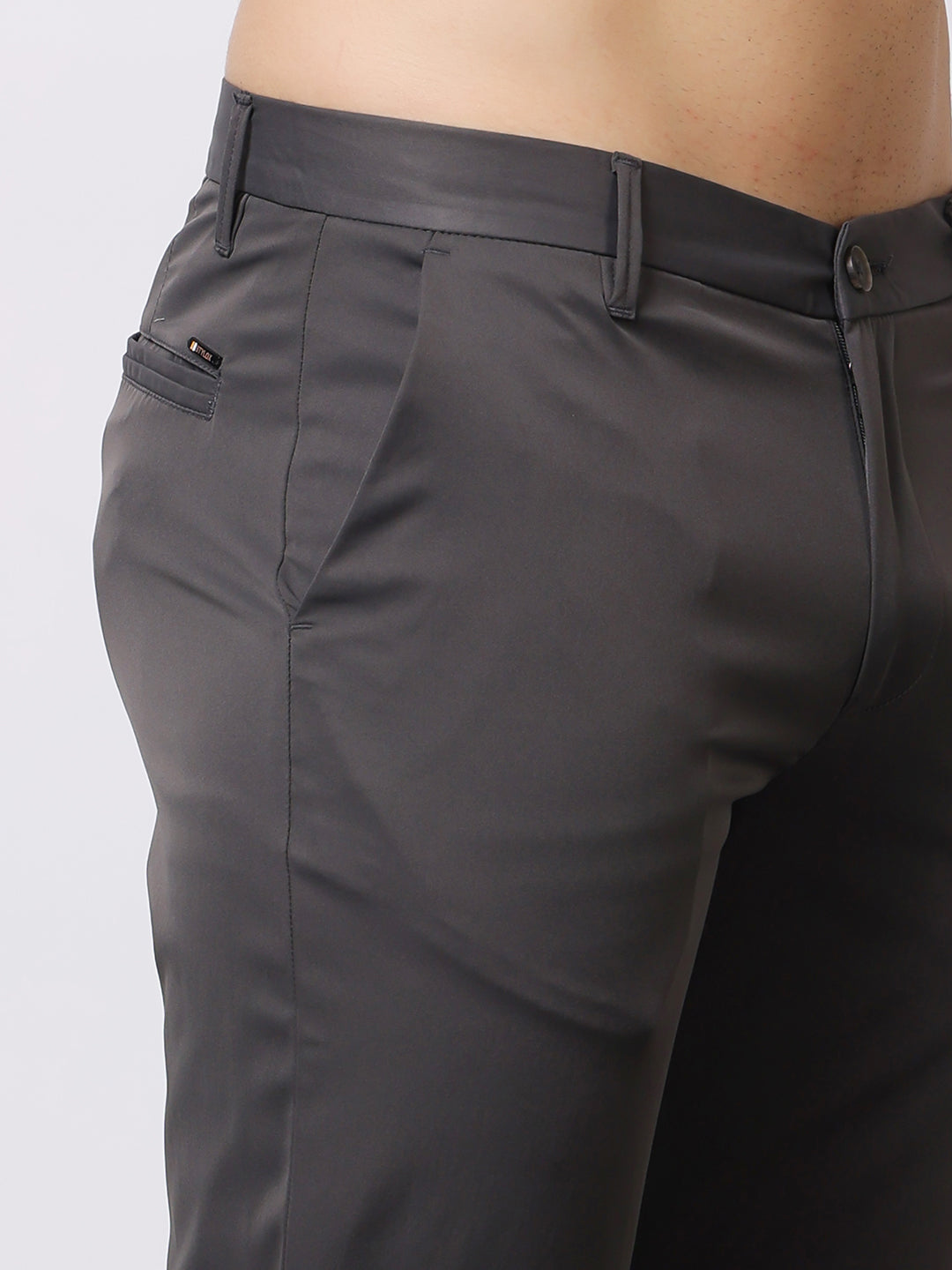 Stylox Men’s Premium Regular Fit Stretch Trousers – Formal & Casual Pants | Wrinkle-Free Office Wear - Stylox