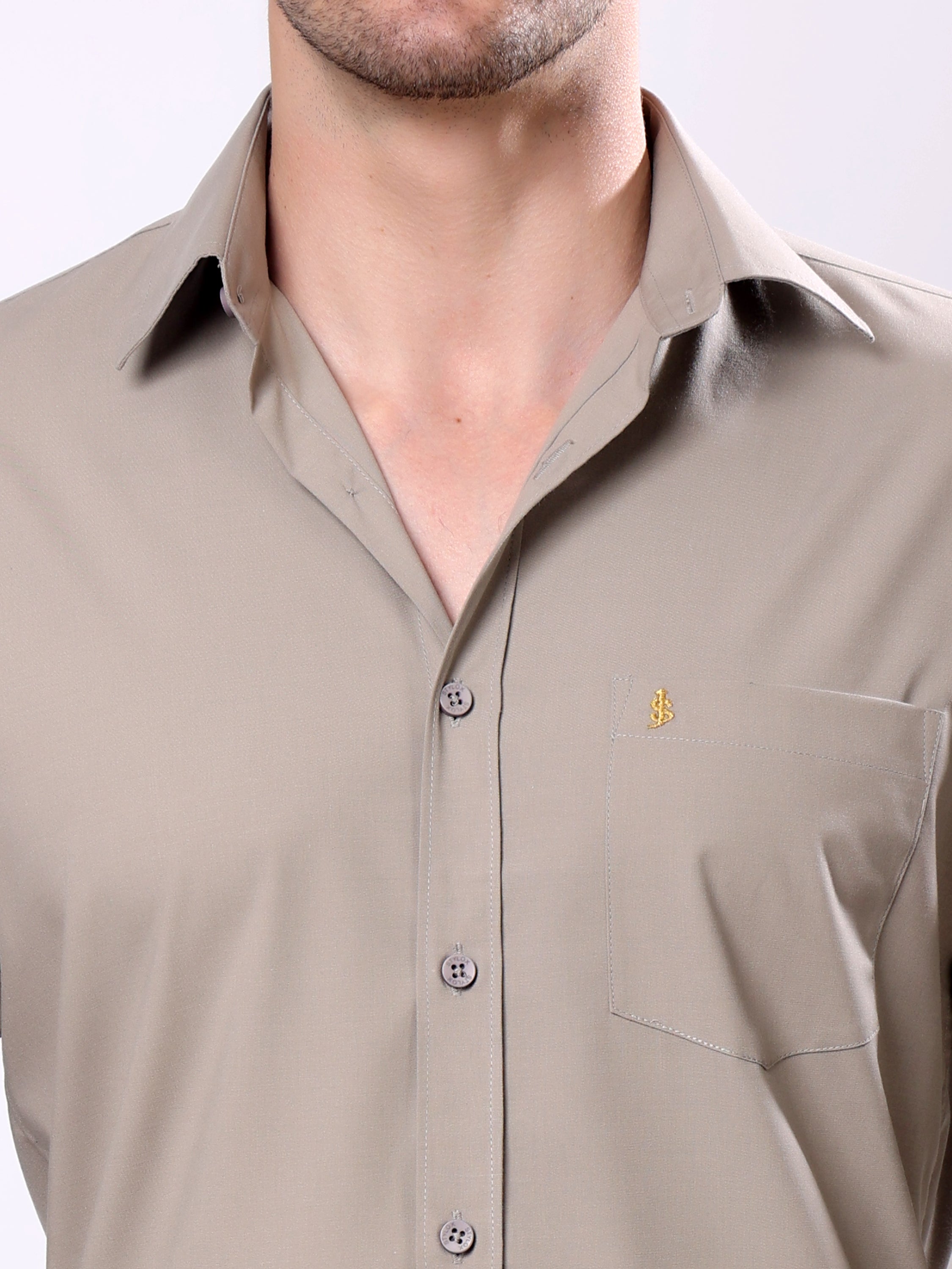 Stylox Men’s Regular Fit Full Sleeve Solid Casual Shirt - Stylox