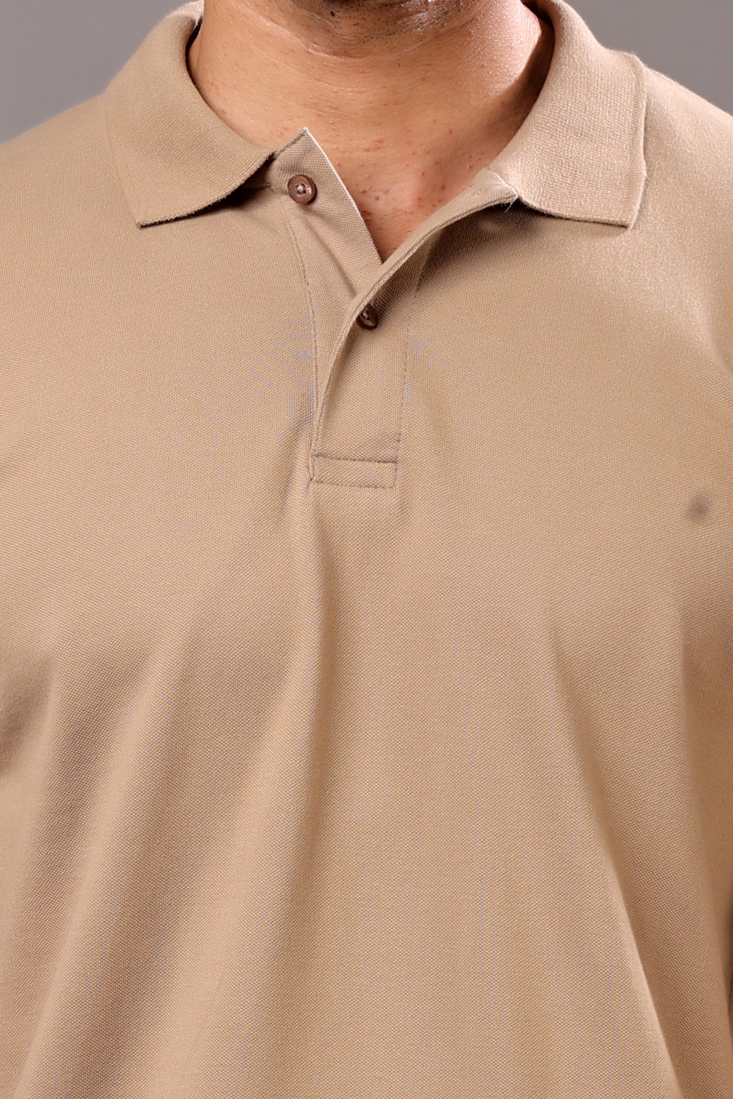 Stylox Men’s Polo Collar Solid T-Shirt - Soft, Breathable &amp; Everyday Wear