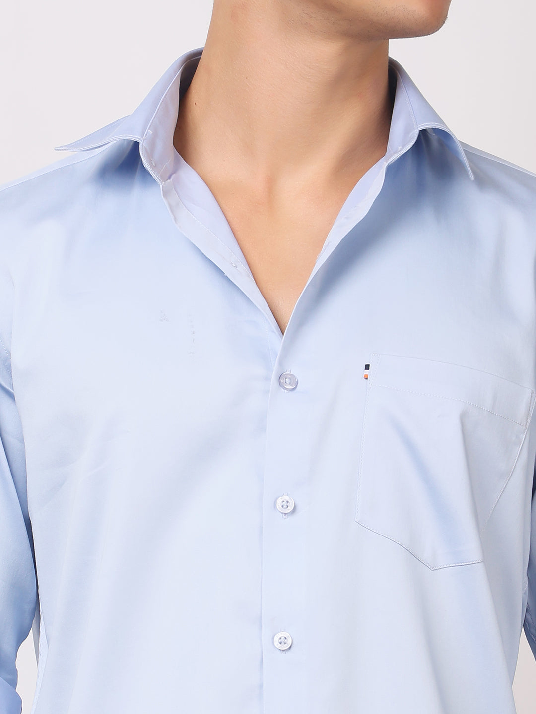 Stylox Men's Full Sleeve Solid Partywear Casual Shirt – Premium Shine Finish Cotton Blend Regular Fit Shirt for Stylish Evening & Occasion Wear - Stylox