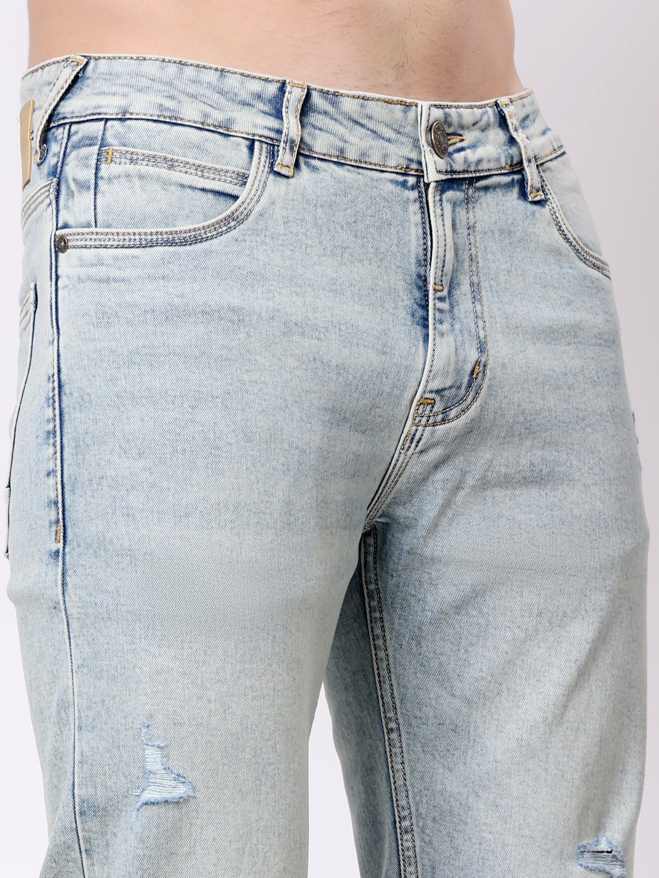 Stylox Men’s Stretchable Comfort Fit Denim Jeans - Stylox