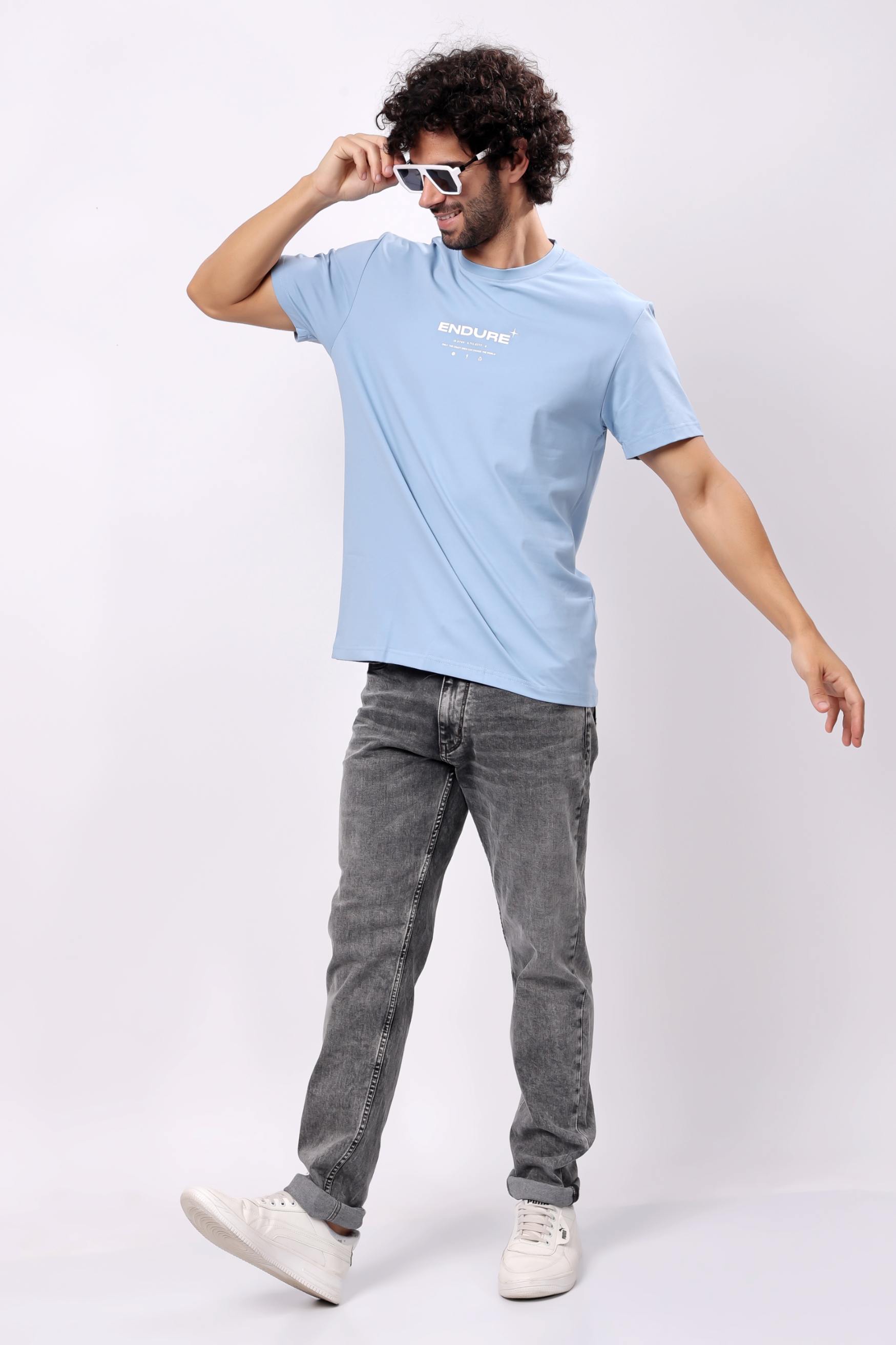 STYLOX MEN CREW NECK PRINTED T-SHIRT - Stylox