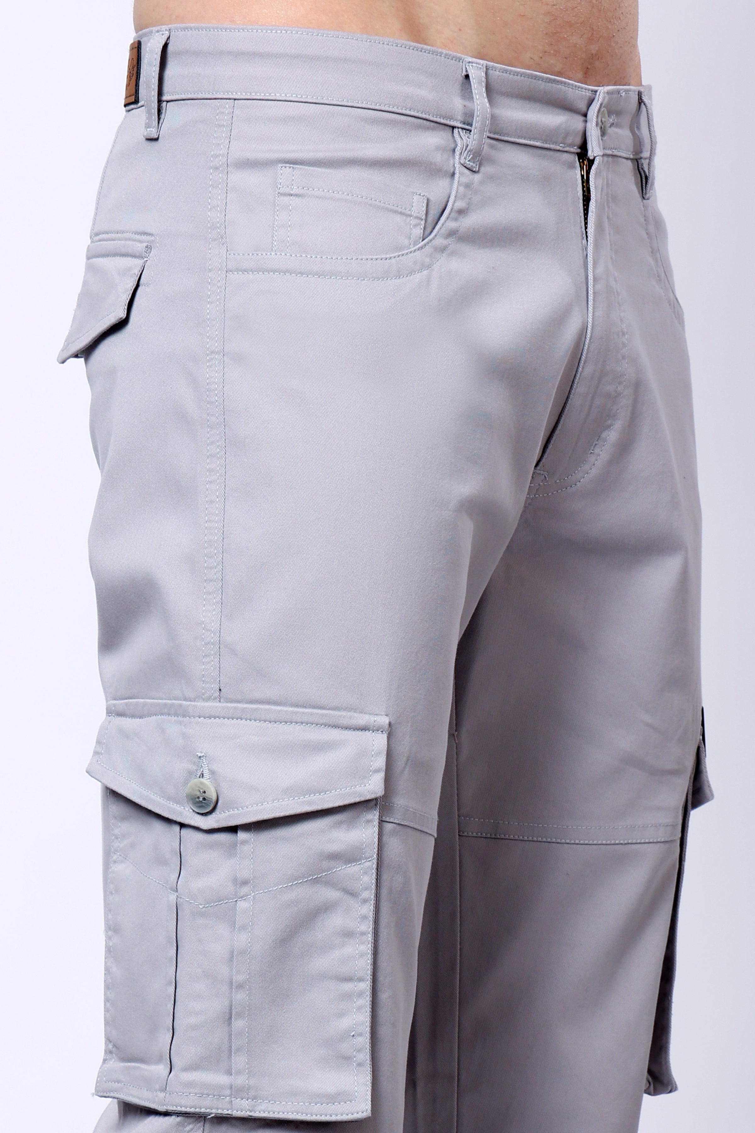 Stylox Men’s Regular Fit Utility Cargo Pants with Multi Pockets - Stylox