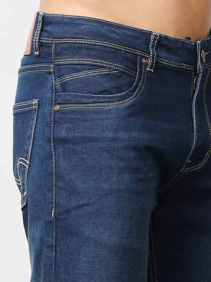 Stylox Men’s Comfort Fit Solid Jeans | Premium Stretchable Plain Denim Jeans for Men | Casual Mid-Rise Jeans for Everyday Wear