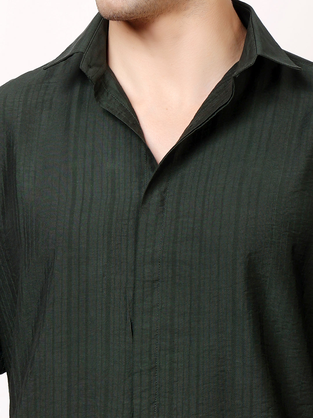 Stylox Men's Regular Fit Solid Full Sleeve Casual Shirt – Soft Cotton Blend, Comfortable & Stylish Everyday Wear - Stylox