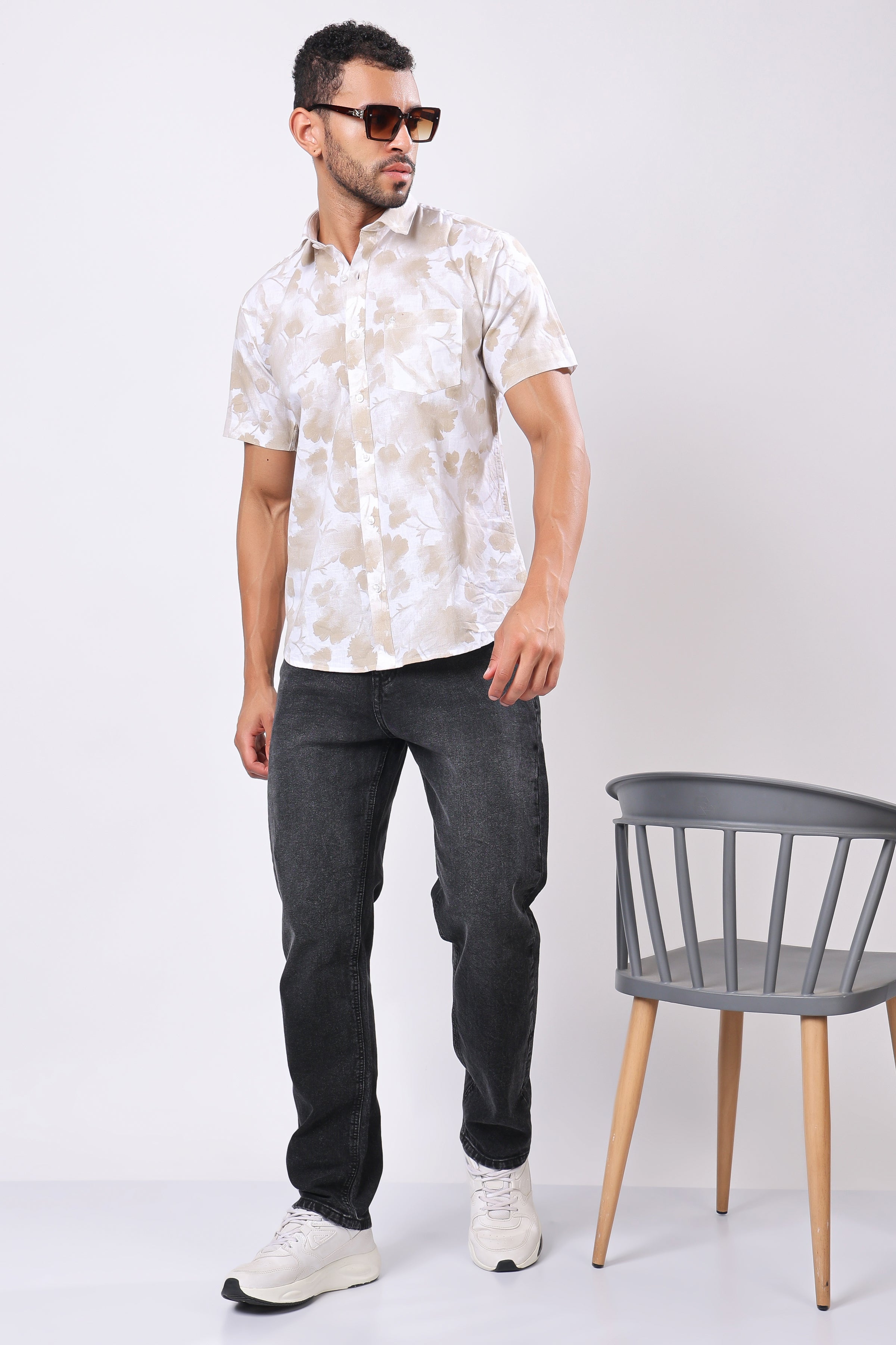 Stylox Printed Half Sleeve Casual Shirt - Stylox