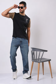 Stylox Printed Round Neck T-Shirt