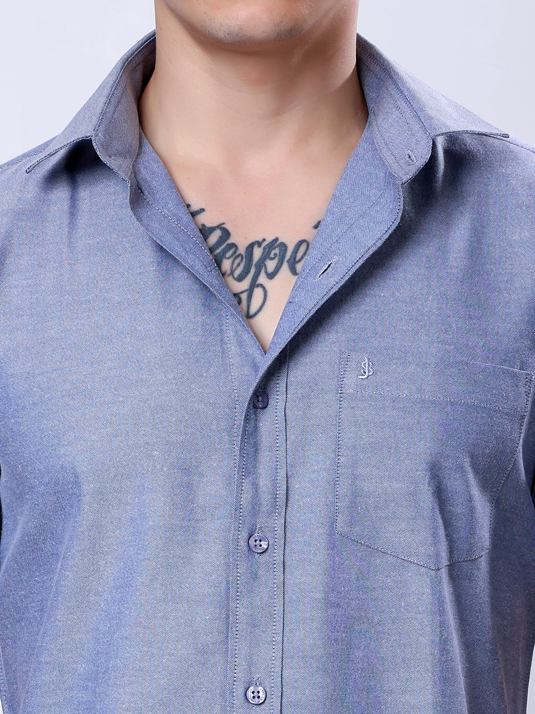 Stylox Men’s Regular Fit Half Sleeve Solid Casual Shirt-Navy - Stylox