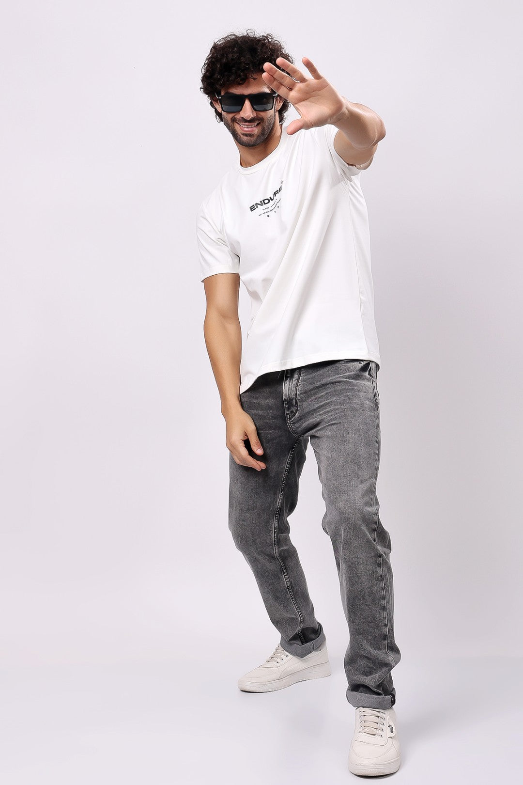 STYLOX MEN CREW NECK PRINTED T-SHIRT - Stylox