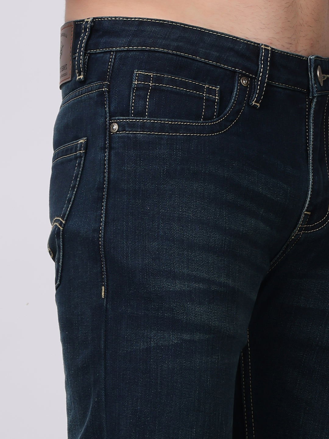 Stylox Men’s Comfort Fit Denim Jeans | Stylish Mid-Rise Jeans | Perfect for Work & Weekend Wear - Stylox