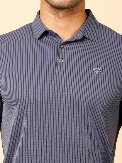 Stylox Premium Stretchable Solid Slim Fit Polo T-Shirt – Comfort Meets Style