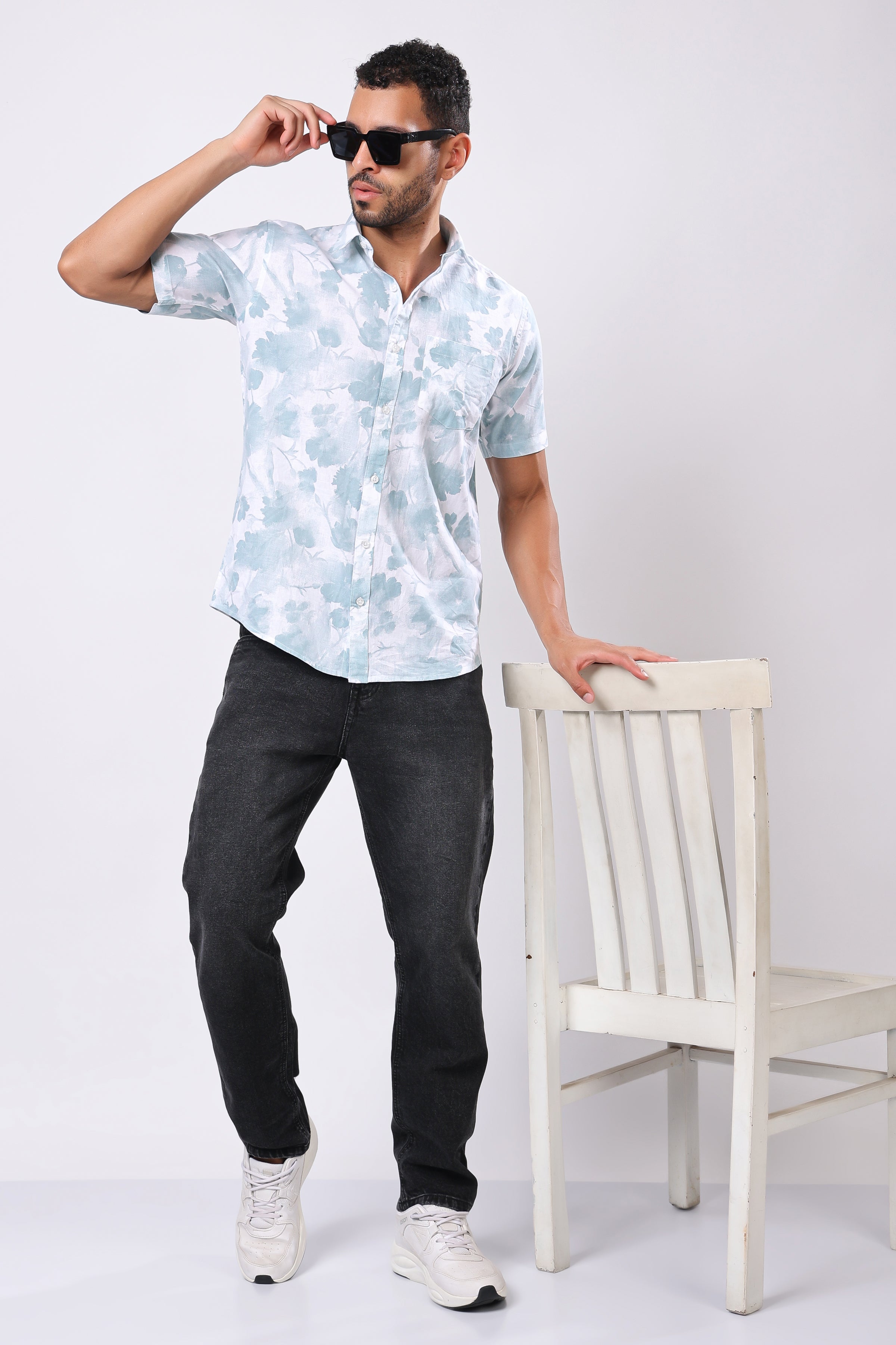 Stylox Printed Half Sleeve Casual Shirt - Stylox